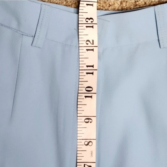 Harvé Benard NWT High-Rise Wide-Leg Trousers | Fully Lined Sky Blue - Picture 6 of 13